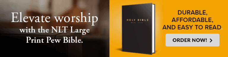NLT Large Print Pew Bible
